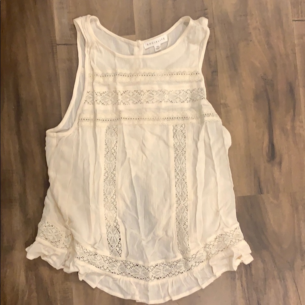 Beige tank